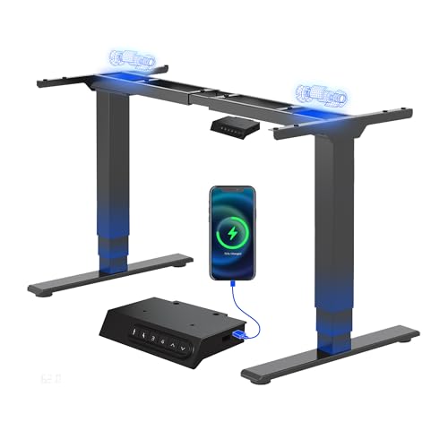 FLEXISPOT EC5 Plus Escritorio Elevable Eléctrico Doble Motor 3 Etapas USB