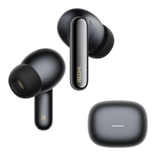 Xiaomi REDMI Buds 8 Pro, Auriculares inalámbricos, ANC, Negro | ANC 55 dB, Triple Driver, Hi-Res, Dolby Audio, 33+ h, Bluetooth 5.4, IP54