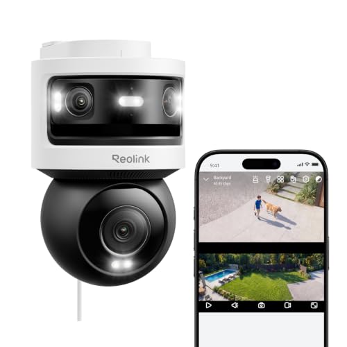 Reolink Cámara Vigilancia WiFi Exterior Doble Lente 360° 10MP+8MP