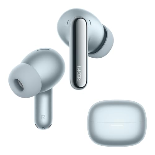 Xiaomi REDMI Buds 8 Pro, Auriculares inalámbricos, ANC, Azul | ANC 55 dB, Triple Driver, Hi-Res, Dolby Audio, 33+ h, Bluetooth 5.4, IP54