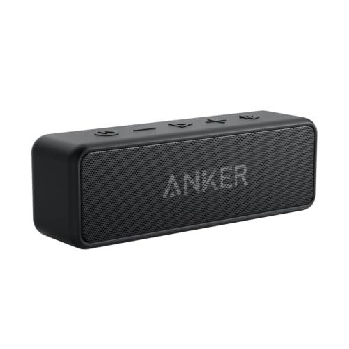 Anker Altavoz Bluetooth Potente SoundCore 2, batería de 24 Horas, protección contra el Agua IPX7, Graves enormes con Dos Controladores de Graves