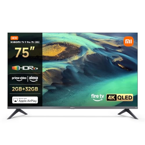 Xiaomi TV F Pro 75 Pulgadas (190 cm), 4K UHD QLED Smart Fire TV, L75MB-FPEU