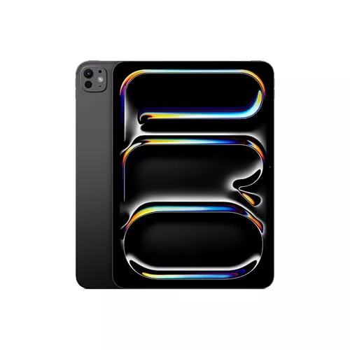 Apple iPad Pro de 11″ (M5): Pantalla Ultra Retina XDR, cámara Frontal de 12 Mpx en Horizontal y cámara Trasera de 12 Mpx, Wi-Fi 7 con el Chip N1 de Apple, 256 GB — Negro Espacial