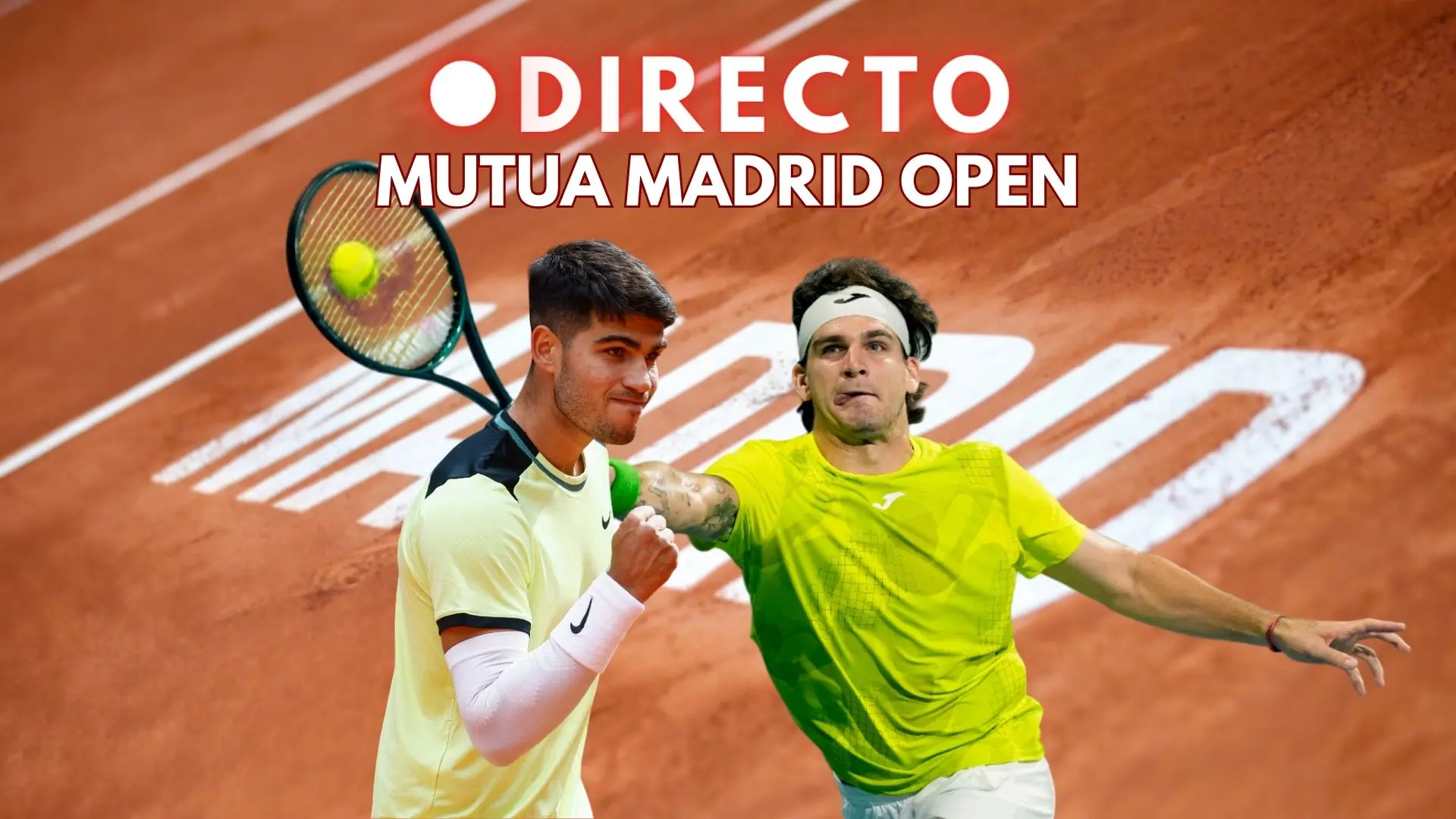 Carlos Alcaraz – Thiago Seyboth Wild, en directo hoy: resultado del Mutua Madrid Open