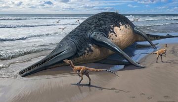 Descubiertos los restos del reptil marino más grande que jamás ha existido, un lagarto de 25 metros de largo