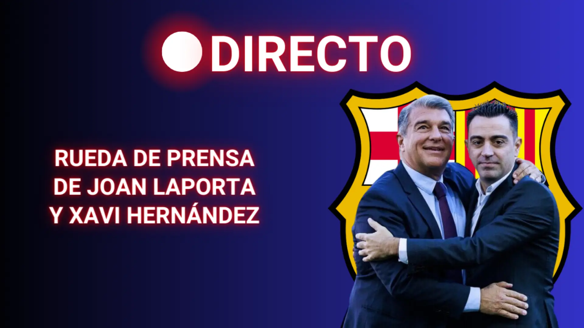 Rueda de prensa de Xavi Hernández y Joan Laporta, en directo: últimas noticias sobre la continuidad del entrenador en el Barça