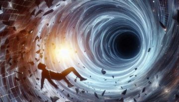 Esto es lo que ocurriría si cayéramos sobre un agujero negro supermasivo (y no tendría por qué ser fatal)