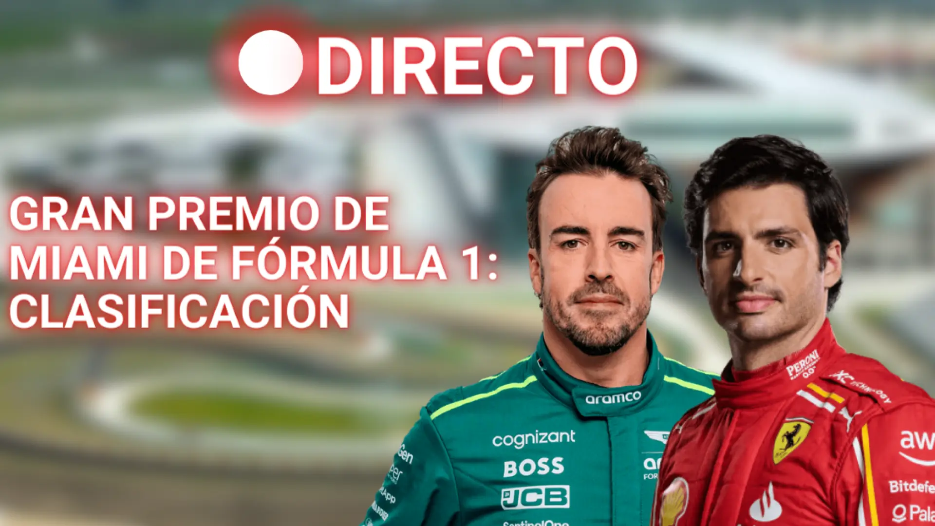 GP de Miami de F1, en directo: clasificación de Fernando Alonso y Carlos Sainz