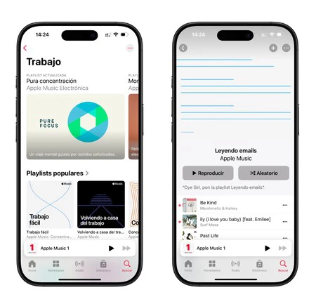 Apple Music Trabajo