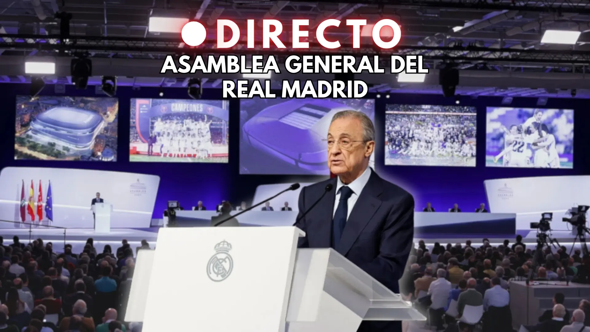 Asamblea General del Real Madrid, en directo: última hora del encuentro de Florentino Pérez con los socios