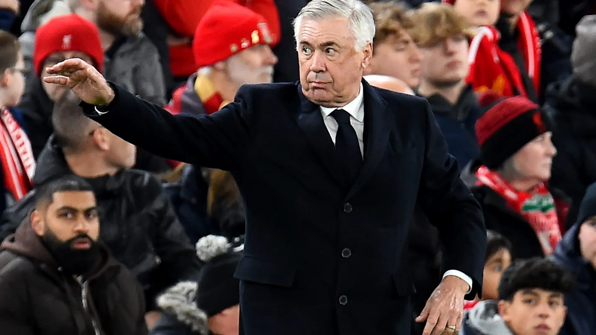 Las sorprendentes declaraciones de Carlo Ancelotti tras la derrota en Anfield: "El equipo me ha gustado"