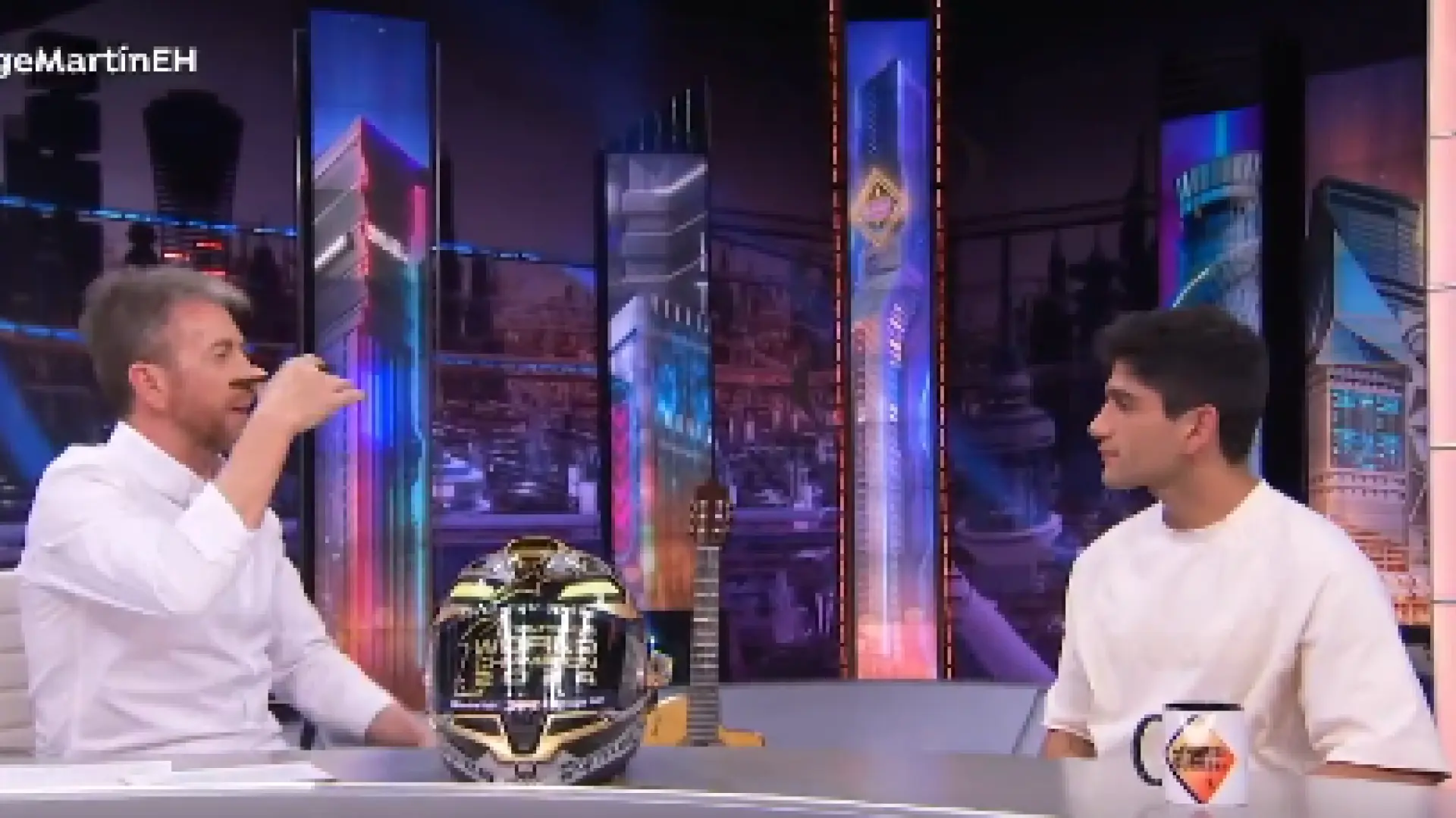 Jorge Martín se reivindica en 'El Hormiguero' al ser el primer piloto satélite en ganar un Mundial: "Ha sido un hito histórico"