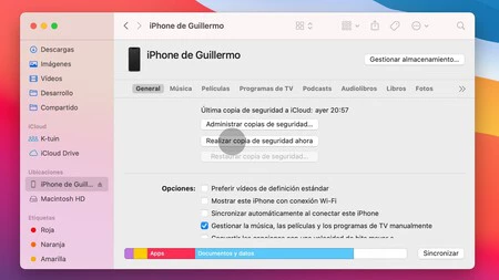 Copia Seguridad Iphone Mac