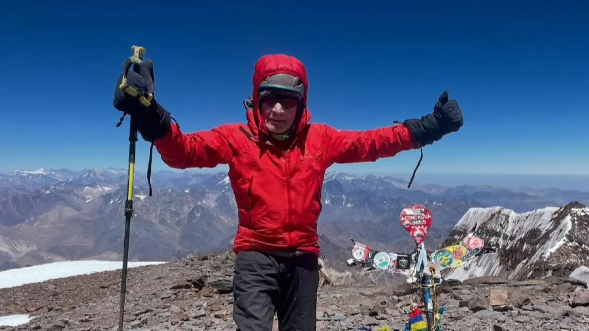 Otro hito para el montañero Carlos Soria a los 86 años: conquista la cima del Aconcagua un mes después de ser operado