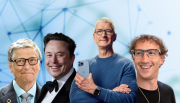 Elon Musk, Bill Gates y Zuckerberg están convencidos de que el móvil va a desaparecer. Tim Cook tiene otros planes