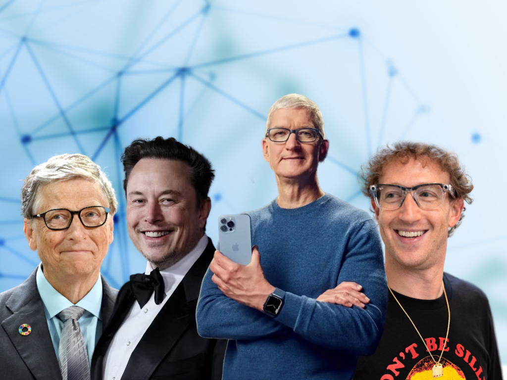 Elon Musk, Bill Gates y Zuckerberg están convencidos de que el móvil va a desaparecer. Tim Cook tiene otros planes 