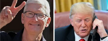 Que Donald Trump esté contento con Apple es normal. Acaban de anunciar su inversión más alta para EE.UU, aunque hay letra pequeña