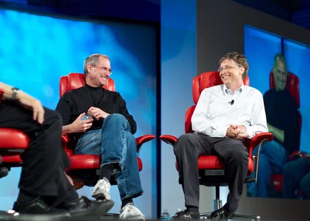 Steve Jobs y Bill Gates con dos estilos totalmente diferentes