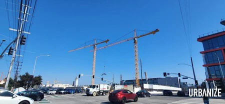 Construcción de dos nuevos estudios de Apple TV + en Los Ángeles