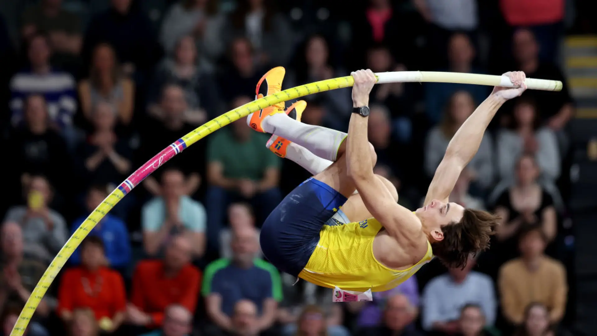 Mondo Duplantis y su gran sueño con la pértiga: "Sería increíble competir en el Santiago Bernabéu"