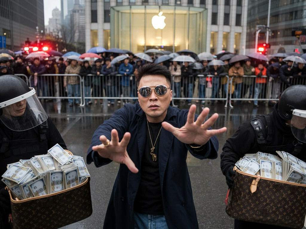 Miles de personas en China se organizaban para revender iPhones con beneficios astronómicos. Las llamaban "vacas amarillas" 