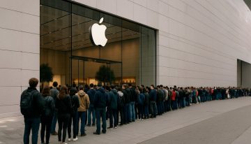 Un hombre cobra 38 dólares la hora por hacer fila. Ha ganado tanto con el lanzamiento de cada iPhone que ahora tiene un imperio millonario