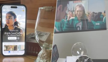 He probado el truco viral de TikTok para convertir el iPhone en un proyector. Solo necesité una copa de vino y papel de aluminio