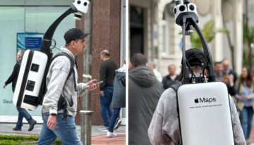 Los hombres mochila de Apple son lo que hace especial a Apple Maps. Y ahora están en España