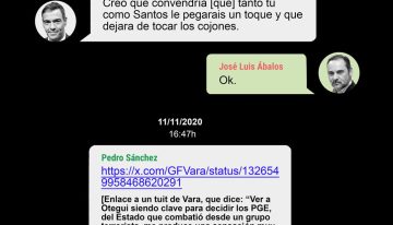 Los 'whatsapp' de Sánchez a Ábalos que reflejan su guerra contra los barones: «Hay que marcarles, son unos hipócritas»