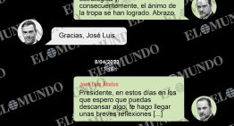 Los 'whatsapps' de Sánchez a Ábalos en 2023: «He echado de menos muchas veces trabajar contigo, también tu amistad»