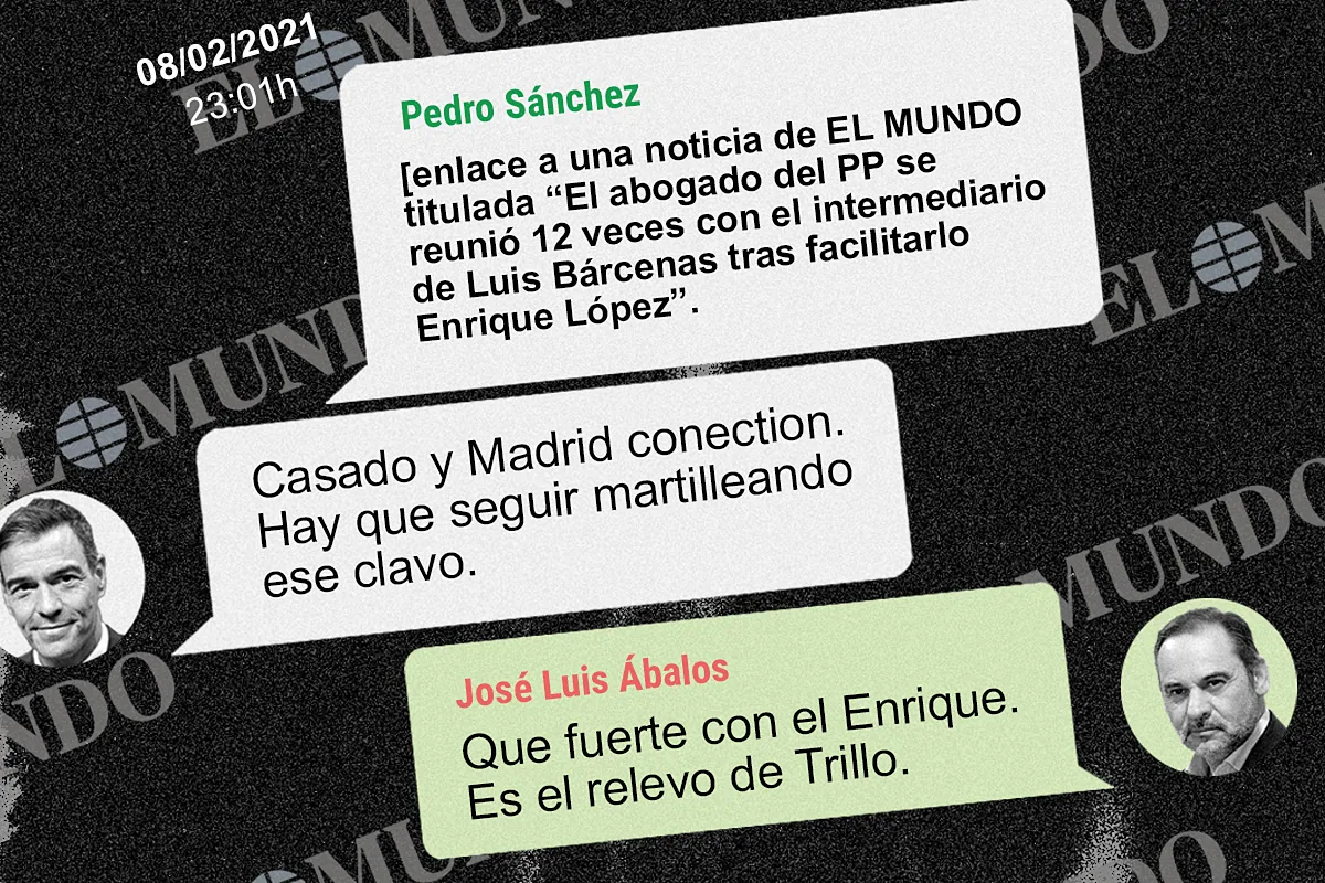 La obsesión de Sánchez por el «Madrid conection» de Casado: «Hay que martillear ese clavo; a por ellos»