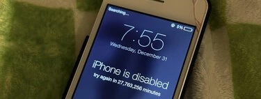 "iPhone desactivado, vuelve a intentarlo en 27.763.256 minutos". Si tienes bloqueado un iPhone antiguo, todavía hay solución