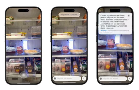 Ideas de recetas con lo poco que hay en la nevera gracias a Visual Intelligence