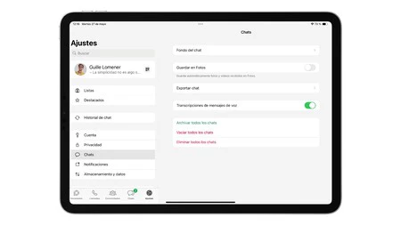 Ipad Whatsapp Llega