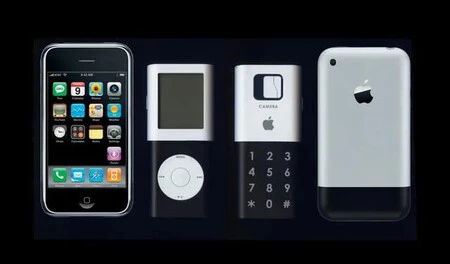 Diferentes prototipos de iPhone