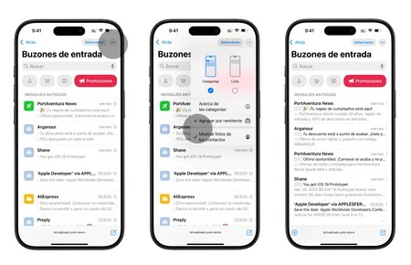 Mail iOS 18.5