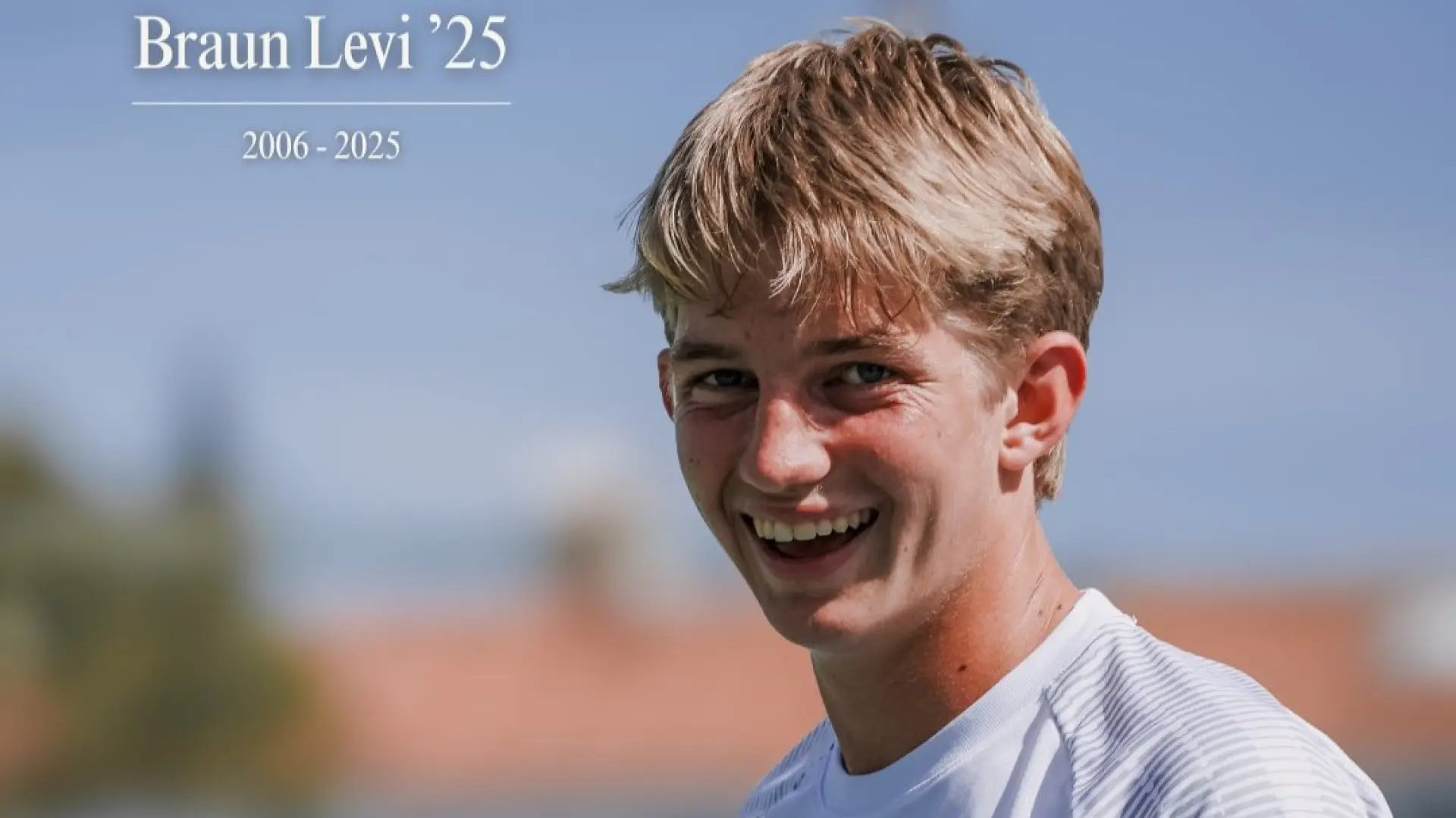 Muere atropellado por una conductora ebria Braun Levi, promesa del tenis de 18 años