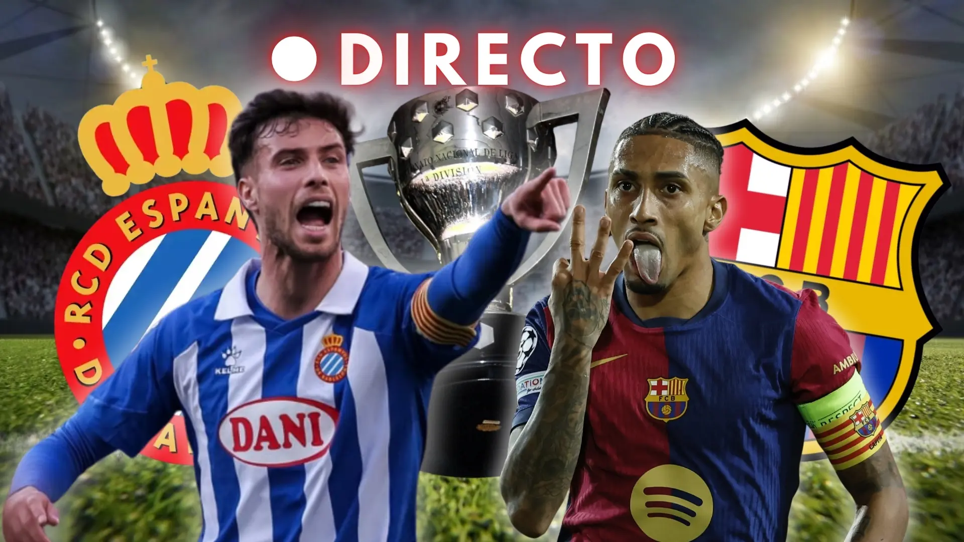 Espanyol – Barça de LaLiga, en directo: goles, marcador y última hora del derbi catalán en la jornada 36
