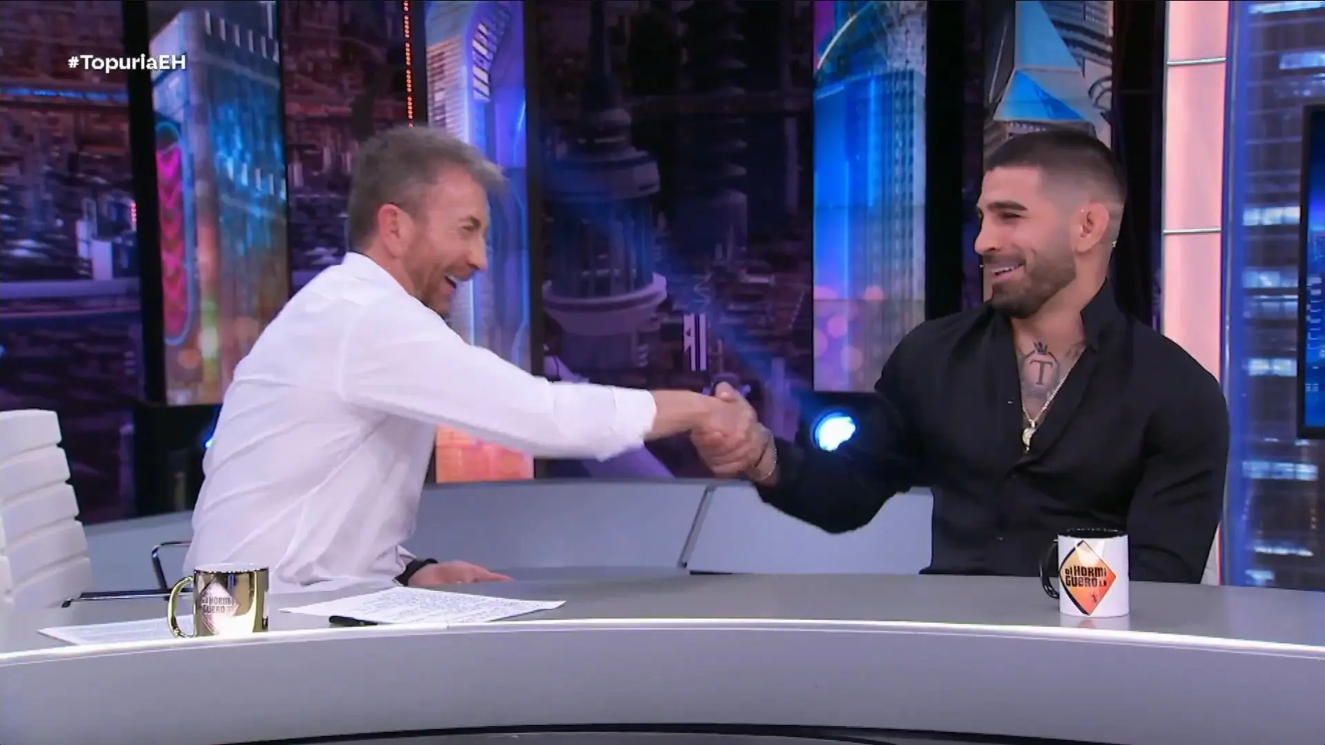 El halago de Ilia Topuria a Pablo Motos en 'El Hormiguero': "Hay que juntar varios estadios para hacer una mente como la tuya"