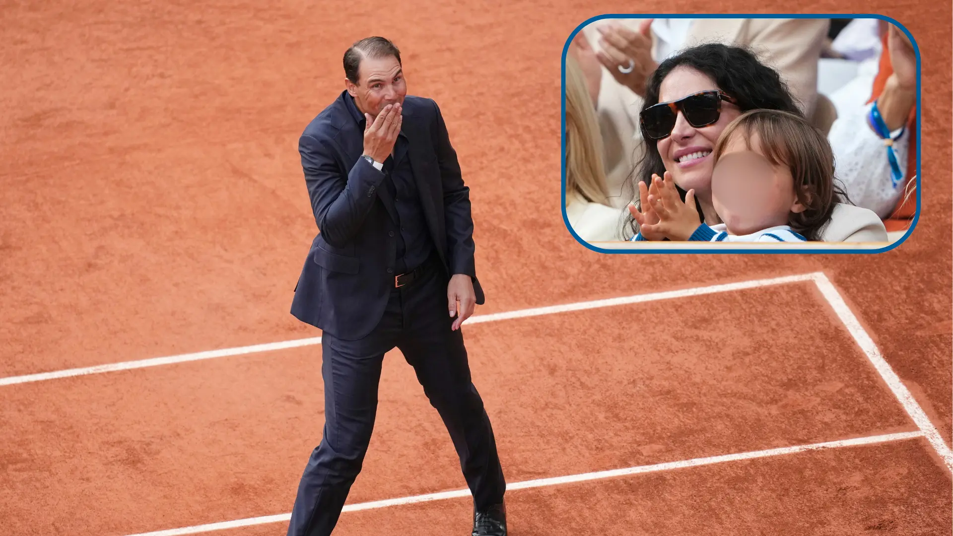 Las emotivas palabras de Rafa Nadal a Mery Perelló en su despedida de Roland Garros: "Eres mi mejor compañera de vida"