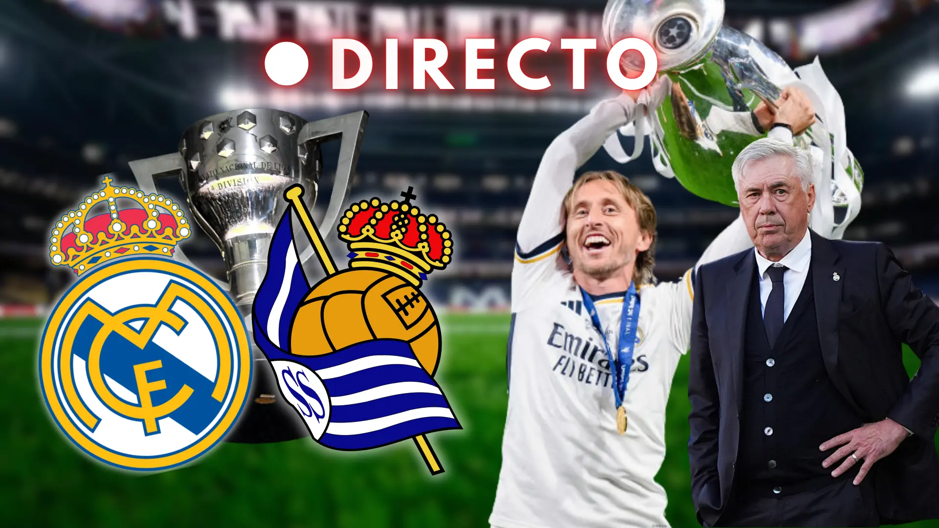 Real Madrid – Real Sociedad de Liga, en directo: última hora de la Jornada 38 y del homenaje a Carlo Ancelotti y Luka Modric