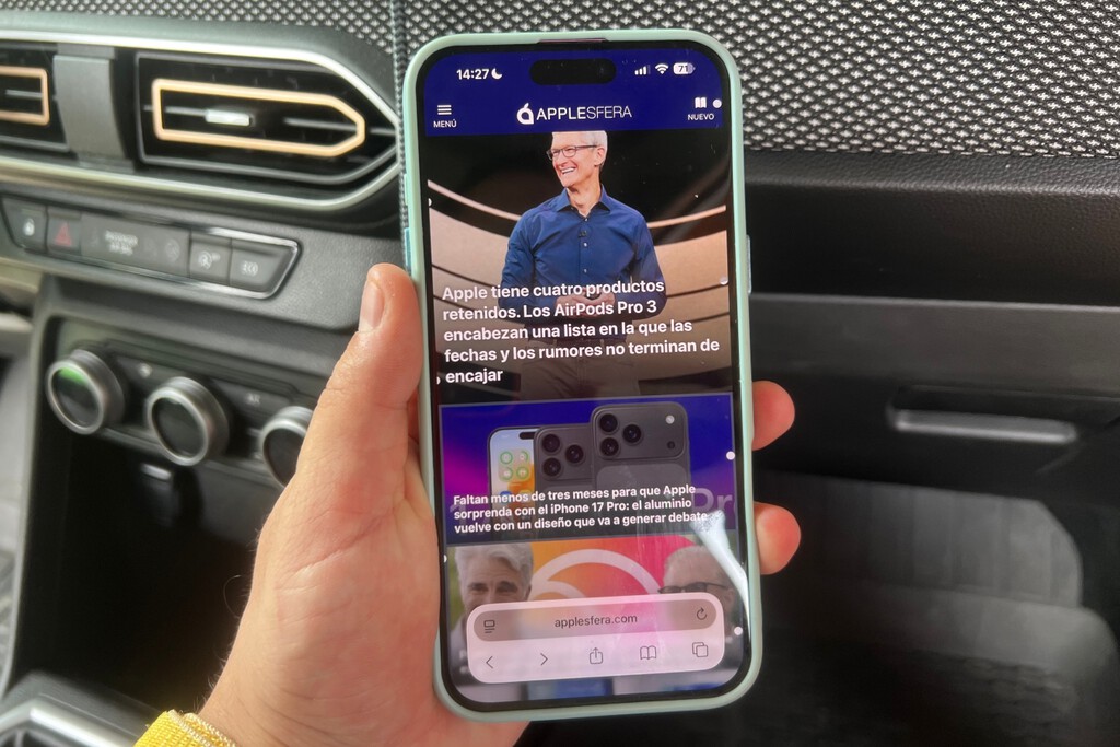 Jamás he logrado mirar el iPhone en el coche sin marearme. Hasta que probé esta función de iOS 