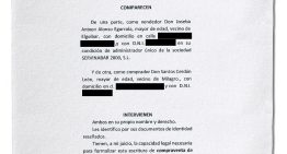 La UCO entrega al Supremo el contrato secreto con el que Santos Cerdán compró la constructora Servinabar
