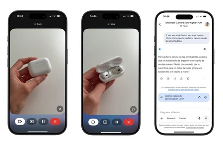Limpiar AirPods Gemini Live