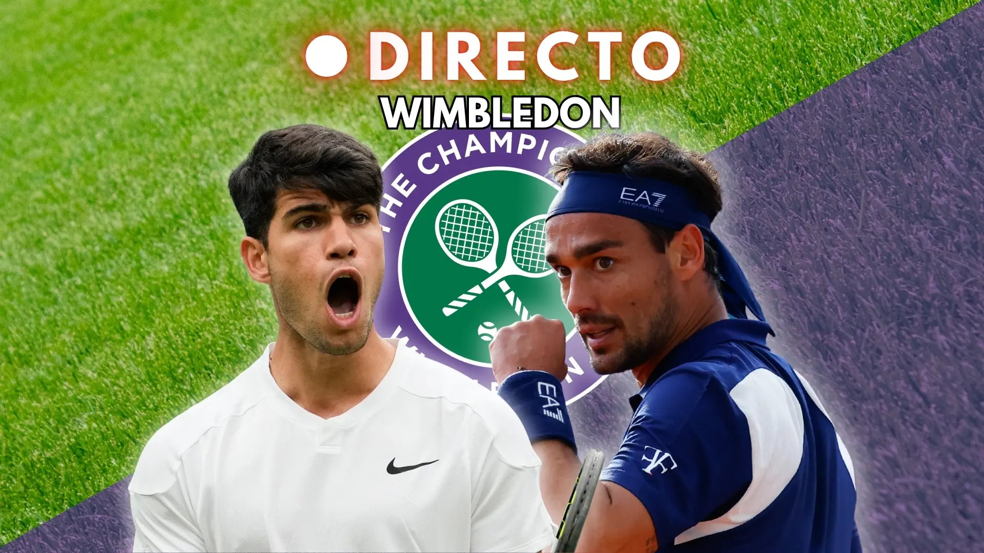 Carlos Alcaraz – Fabio Fognini de Wimbledon, en directo: última hora y resultado del debut del murciano en el All England