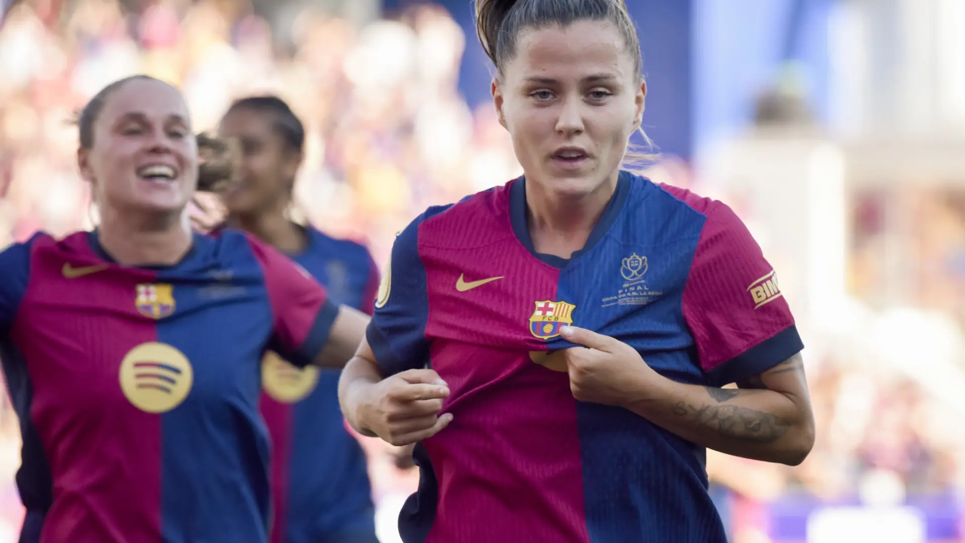 El Barça levanta la Copa de la Reina tras una contundente victoria sobre el Atlético de Madrid