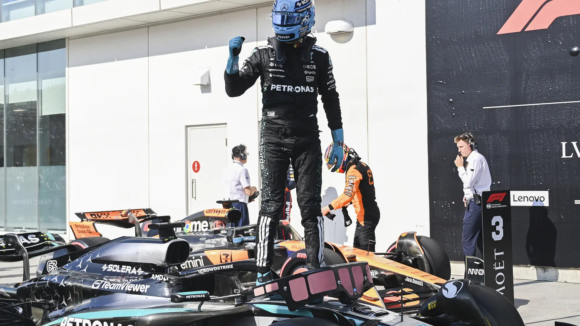 Pole espectacular de Russell en Montreal: Alonso saldrá sexto y Sainz se hunde
