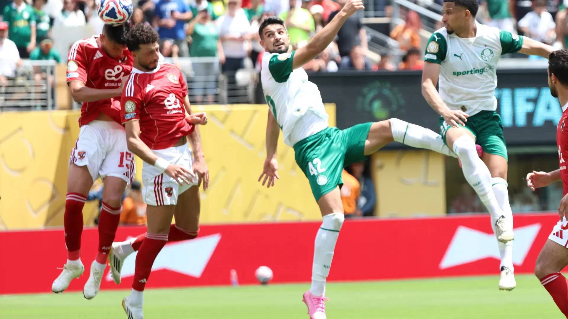 Suspendido el partido del Mundial de Clubes entre Palmeiras y Al-Ahly por peligro de tormentas eléctricas