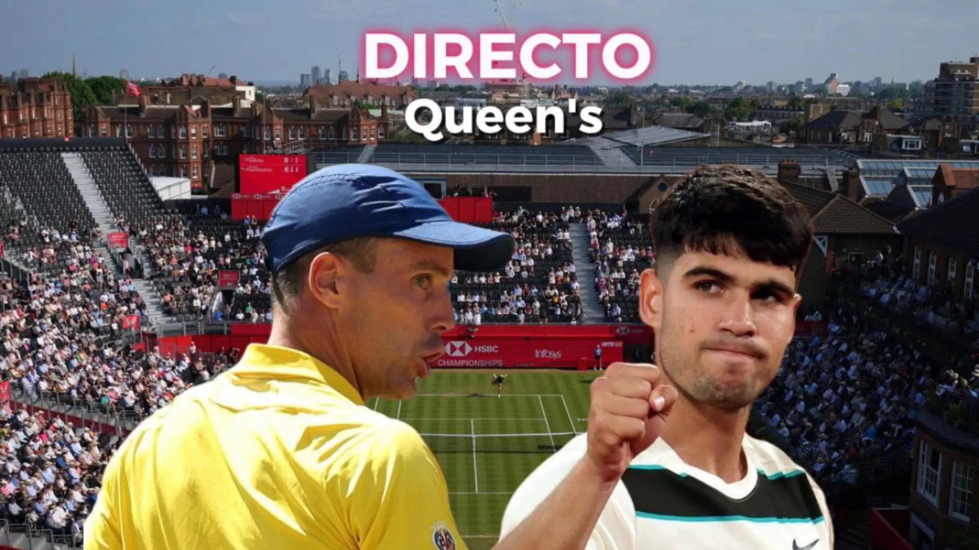 Carlos Alcaraz – Roberto Bautista de Queen's, en directo: última hora y resultado de las semifinales del torneo