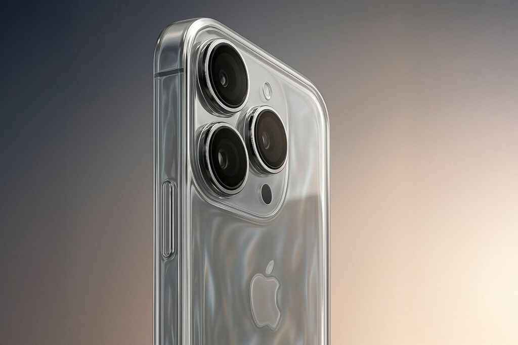 Se acaba de filtrar un iPhone 17 Pro con diseño "Liquid Glass". La explicación de ese color es muy simple 